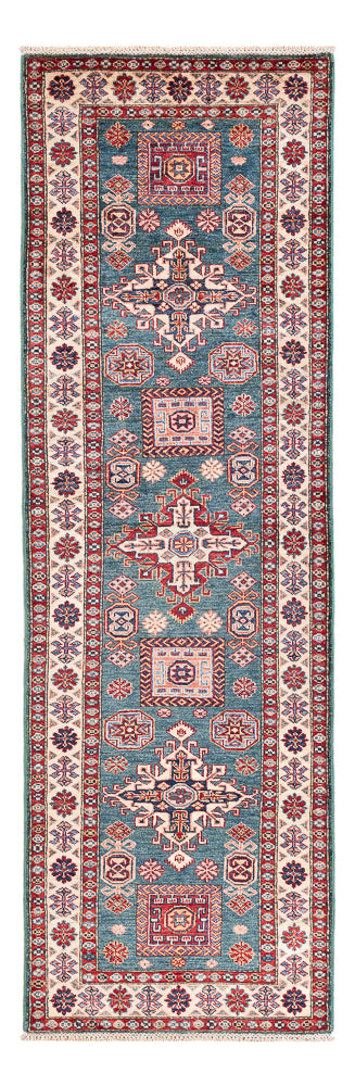 Loper Ziegler Tapijt - Kazak - 253 x 78 cm - donkerblauw