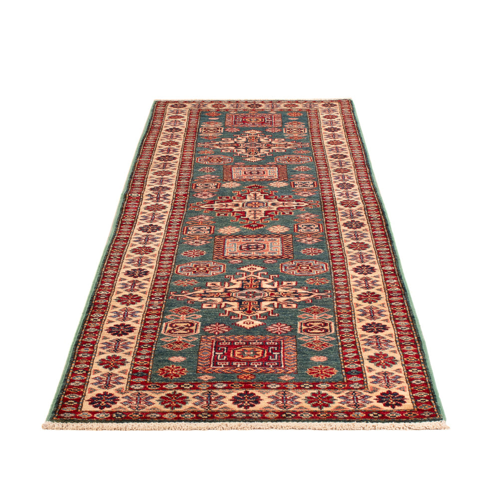 Loper Ziegler Tapijt - Kazak - 253 x 78 cm - donkerblauw