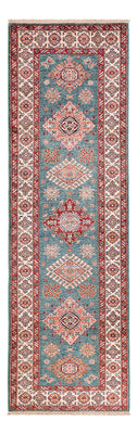 Loper Ziegler Tapijt - Kazak - 247 x 75 cm - donkerblauw