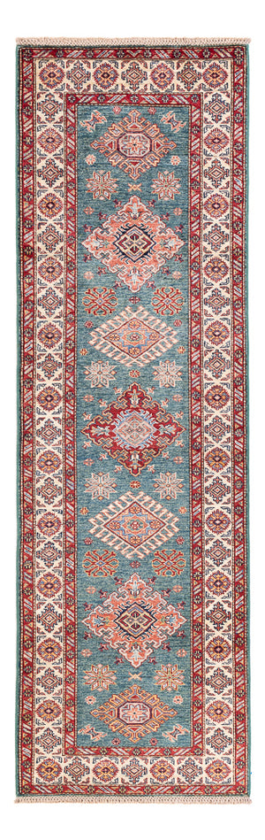 Loper Ziegler Tapijt - Kazak - 247 x 75 cm - donkerblauw