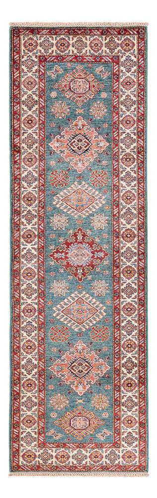 Loper Ziegler Tapijt - Kazak - 247 x 75 cm - donkerblauw