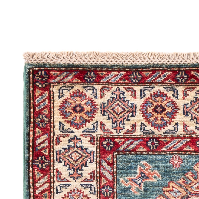 Loper Ziegler Tapijt - Kazak - 247 x 75 cm - donkerblauw