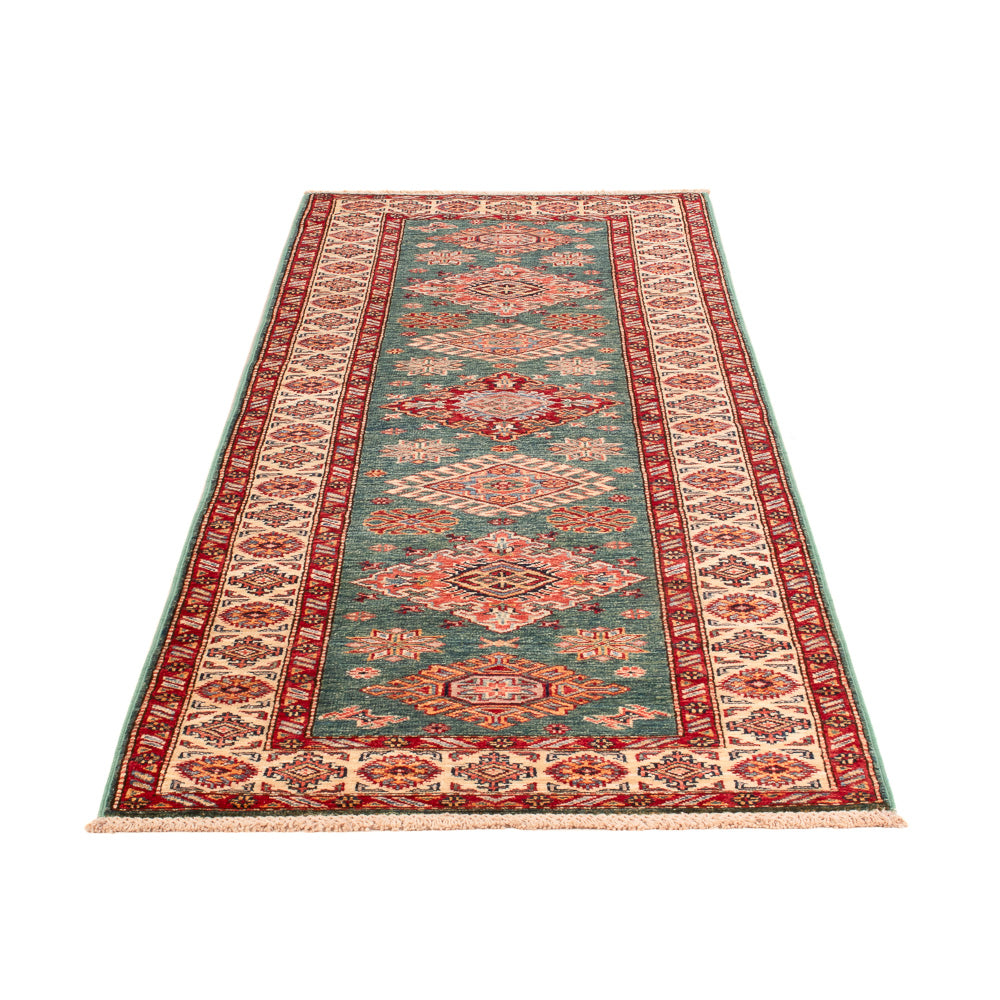 Loper Ziegler Tapijt - Kazak - 247 x 75 cm - donkerblauw