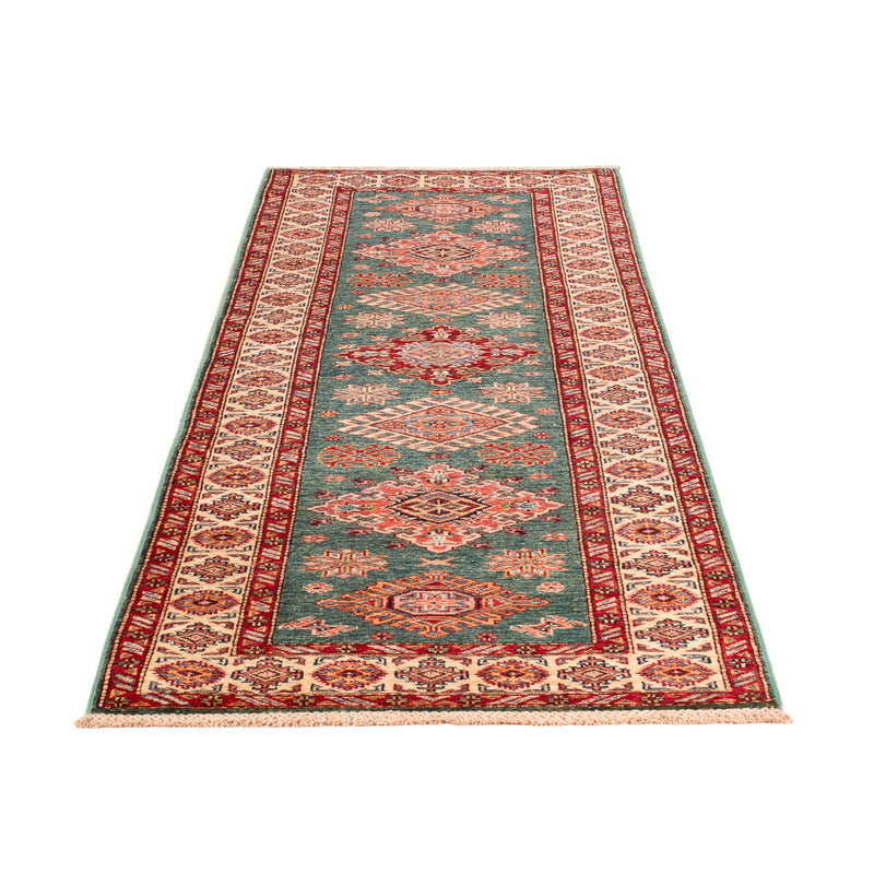 Loper Ziegler Tapijt - Kazak - 247 x 75 cm - donkerblauw