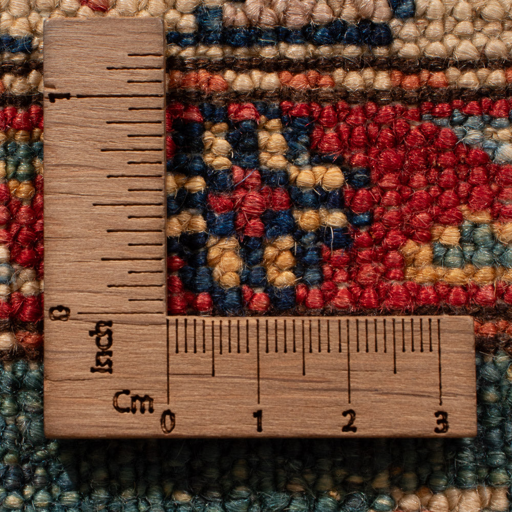 Loper Ziegler Tapijt - Kazak - 247 x 75 cm - donkerblauw