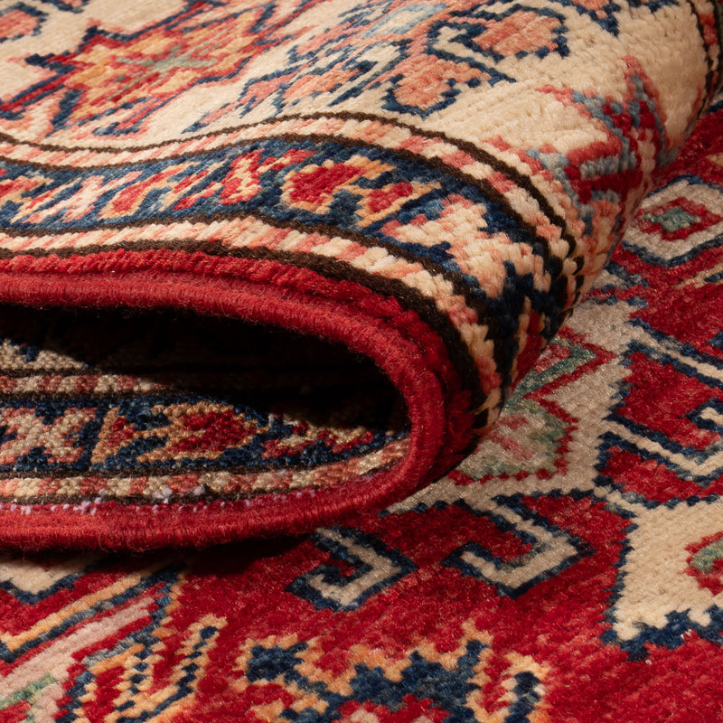 Loper Ziegler Tapijt - Kazak - 251 x 74 cm - rood