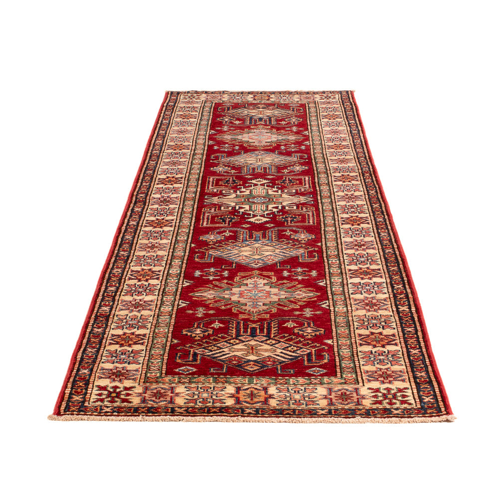 Loper Ziegler Tapijt - Kazak - 251 x 74 cm - rood