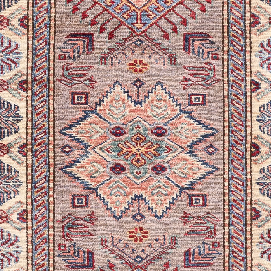 Loper Ziegler Tapijt - Kazak - 252 x 76 cm - zalm