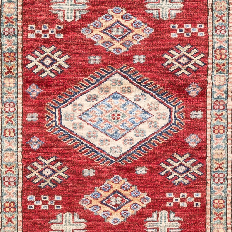 Loper Ziegler Tapijt - Kazak - 236 x 77 cm - rood