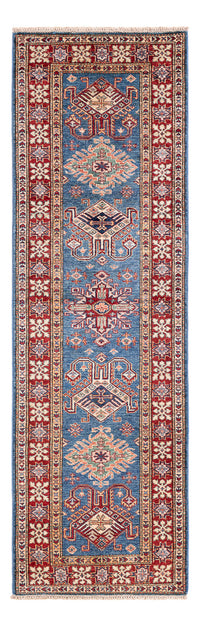 Loper Ziegler Tapijt - Kazak - 242 x 73 cm - blauw