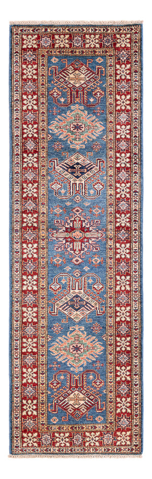 Loper Ziegler Tapijt - Kazak - 242 x 73 cm - blauw