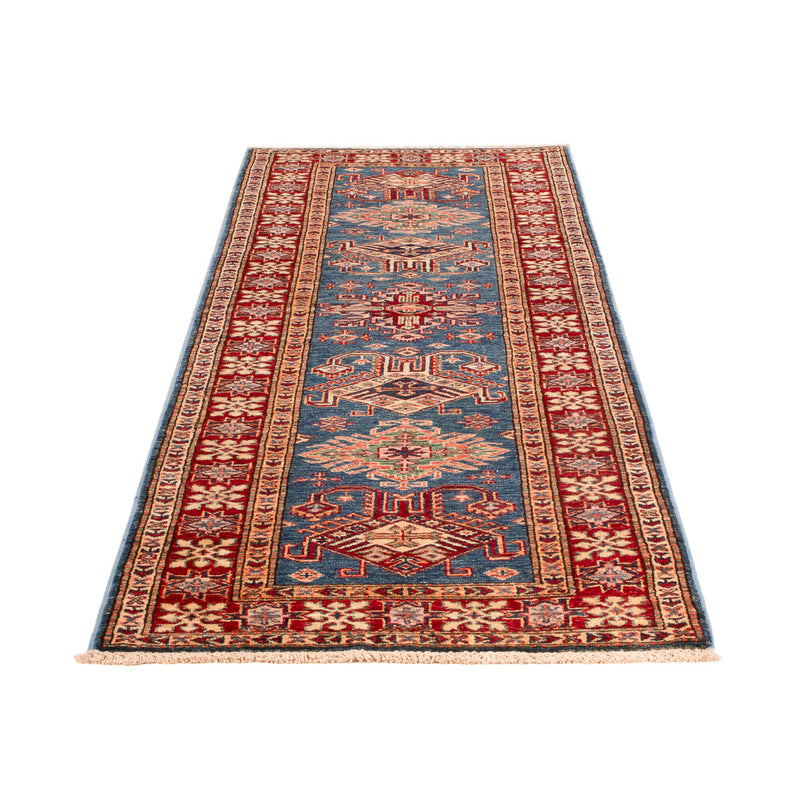 Loper Ziegler Tapijt - Kazak - 242 x 73 cm - blauw