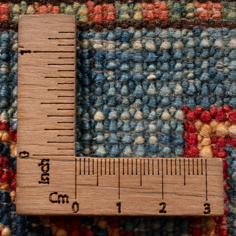 Loper Ziegler Tapijt - Kazak - 242 x 73 cm - blauw