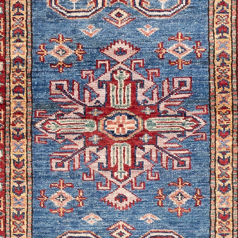 Loper Ziegler Tapijt - Kazak - 240 x 75 cm - blauw