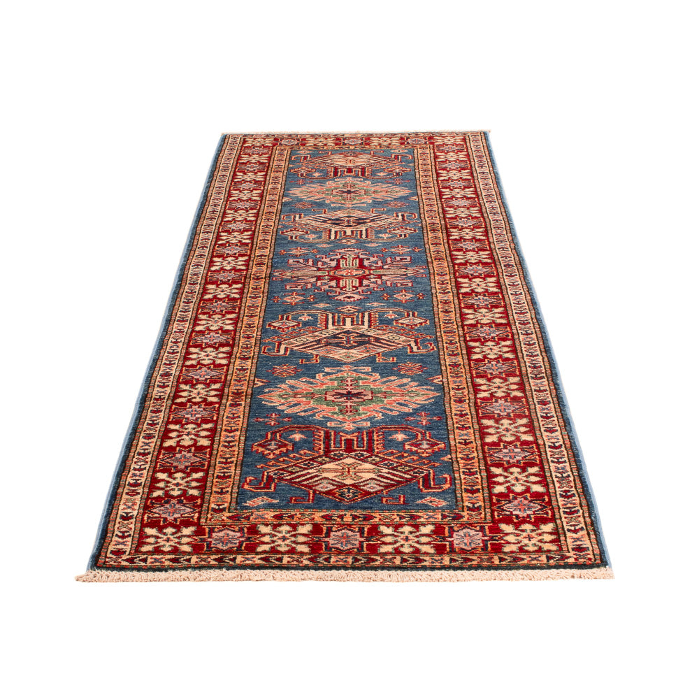 Loper Ziegler Tapijt - Kazak - 240 x 75 cm - blauw