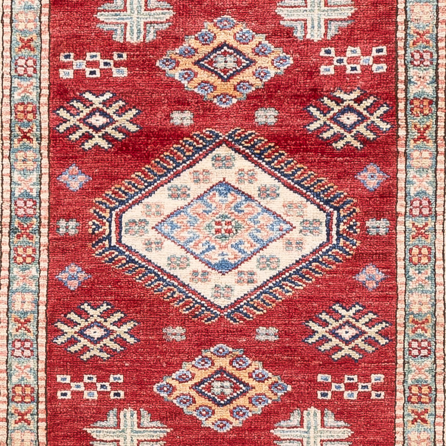 Loper Ziegler Tapijt - Kazak - 238 x 75 cm - rood