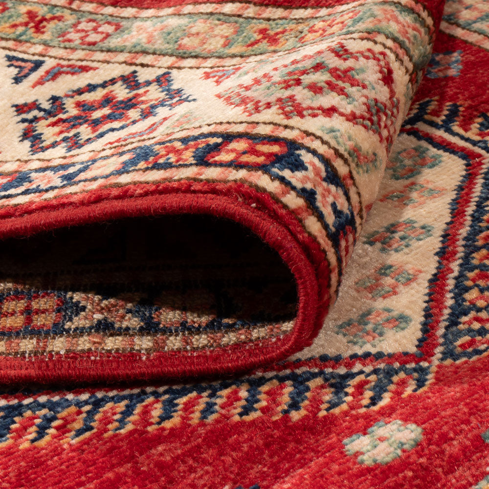 Loper Ziegler Tapijt - Kazak - 238 x 75 cm - rood