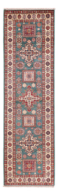 Loper Ziegler Tapijt - Kazak - 253 x 79 cm - donkergroen