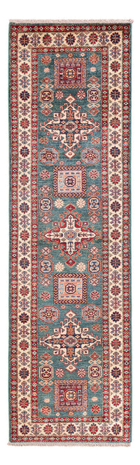 Loper Ziegler Tapijt - Kazak - 253 x 79 cm - donkergroen