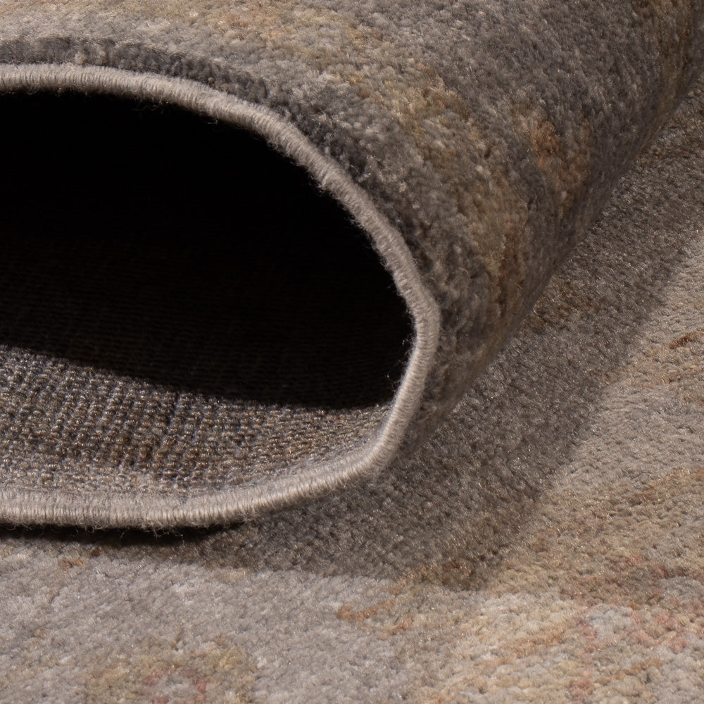 Loper Ziegler tapijt - Modern - 338 x 81 cm - grijs