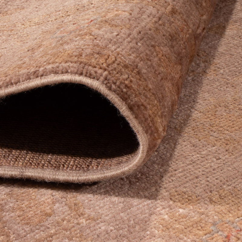 Loper Ziegler tapijt - Modern - 372 x 83 cm - lichtbruin