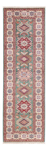 Loper Ziegler Tapijt - Kazak - 248 x 75 cm - donkergroen
