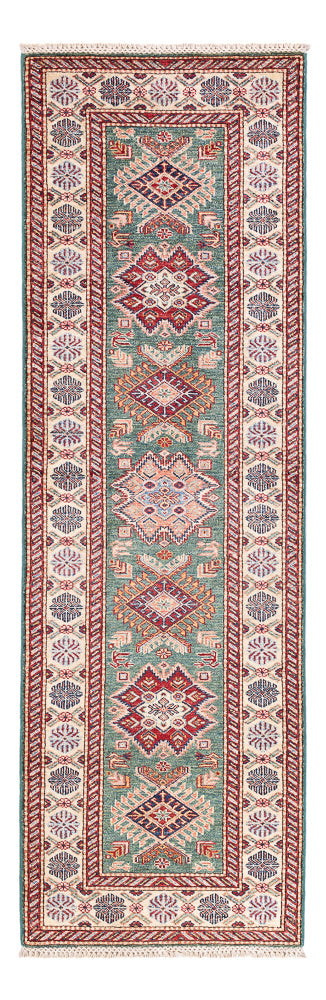 Loper Ziegler Tapijt - Kazak - 248 x 75 cm - donkergroen