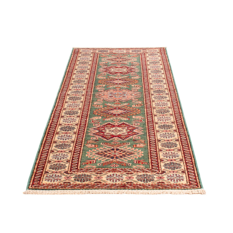 Loper Ziegler Tapijt - Kazak - 248 x 75 cm - donkergroen