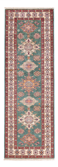 Loper Ziegler Tapijt - Kazak - 242 x 78 cm - groen