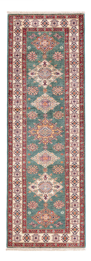 Loper Ziegler Tapijt - Kazak - 242 x 78 cm - groen