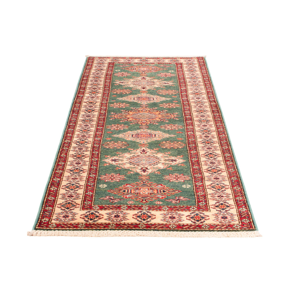 Loper Ziegler Tapijt - Kazak - 242 x 78 cm - groen