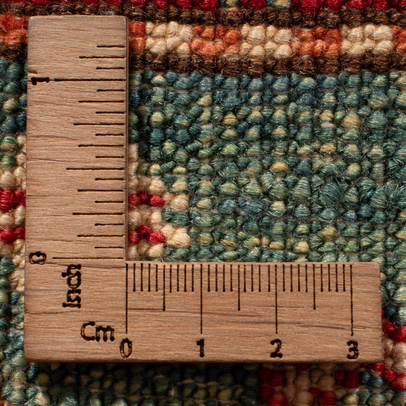 Loper Ziegler Tapijt - Kazak - 242 x 78 cm - groen