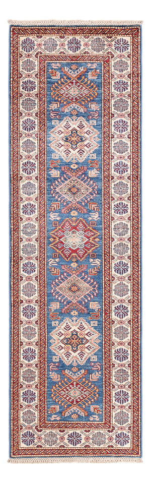 Loper Ziegler Tapijt - Kazak - 246 x 75 cm - blauw