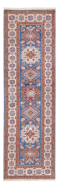 Loper Ziegler Tapijt - Kazak - 247 x 73 cm - blauw