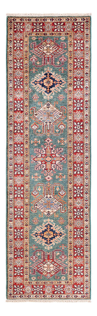 Loper Ziegler Tapijt - Kazak - 256 x 74 cm - groen