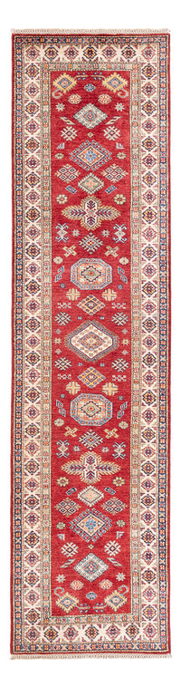 Loper Ziegler Tapijt - Kazak - 301 x 79 cm - rood