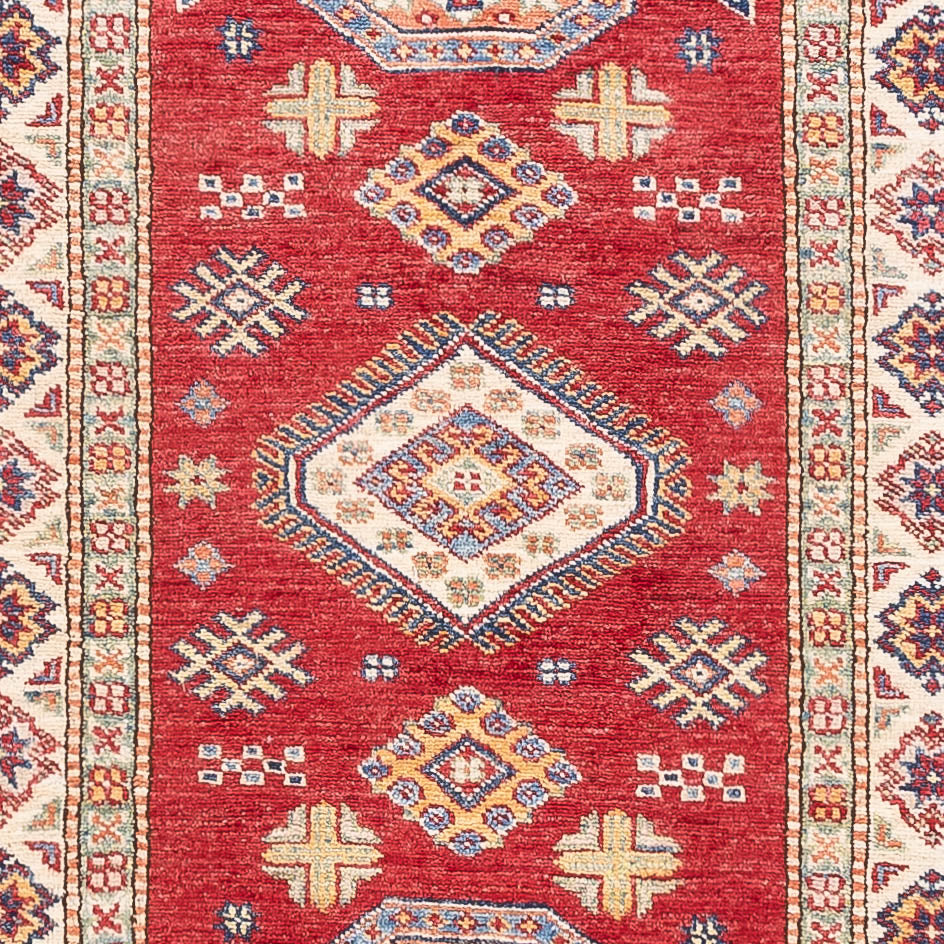 Loper Ziegler Tapijt - Kazak - 301 x 79 cm - rood