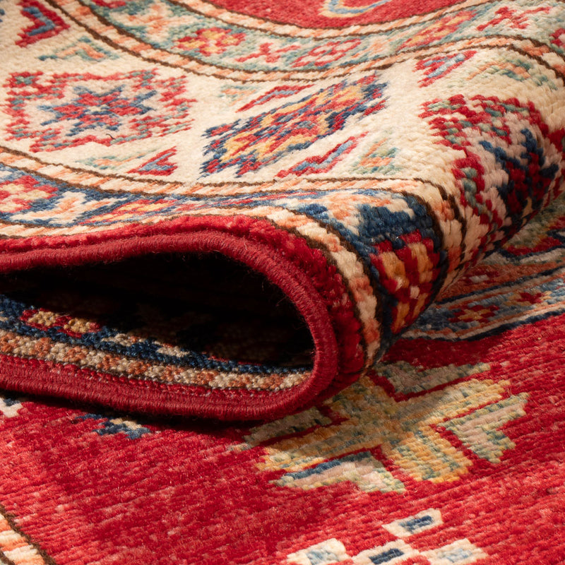 Loper Ziegler Tapijt - Kazak - 301 x 79 cm - rood