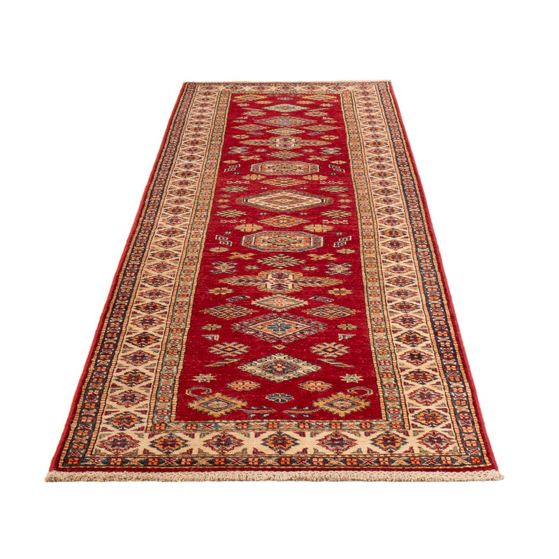Loper Ziegler Tapijt - Kazak - 301 x 79 cm - rood