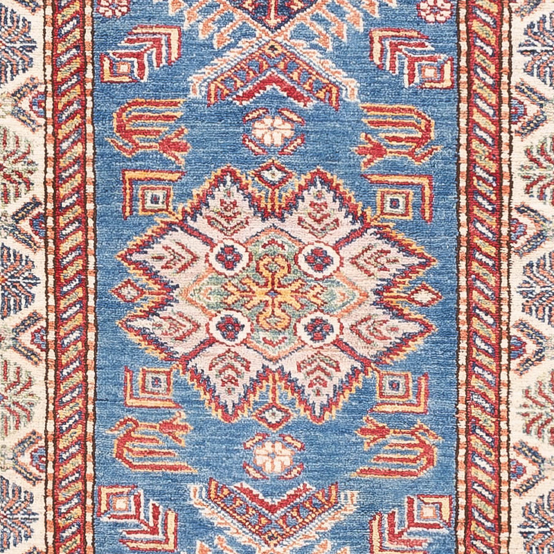 Loper Ziegler Tapijt - Kazak - 287 x 78 cm - blauw