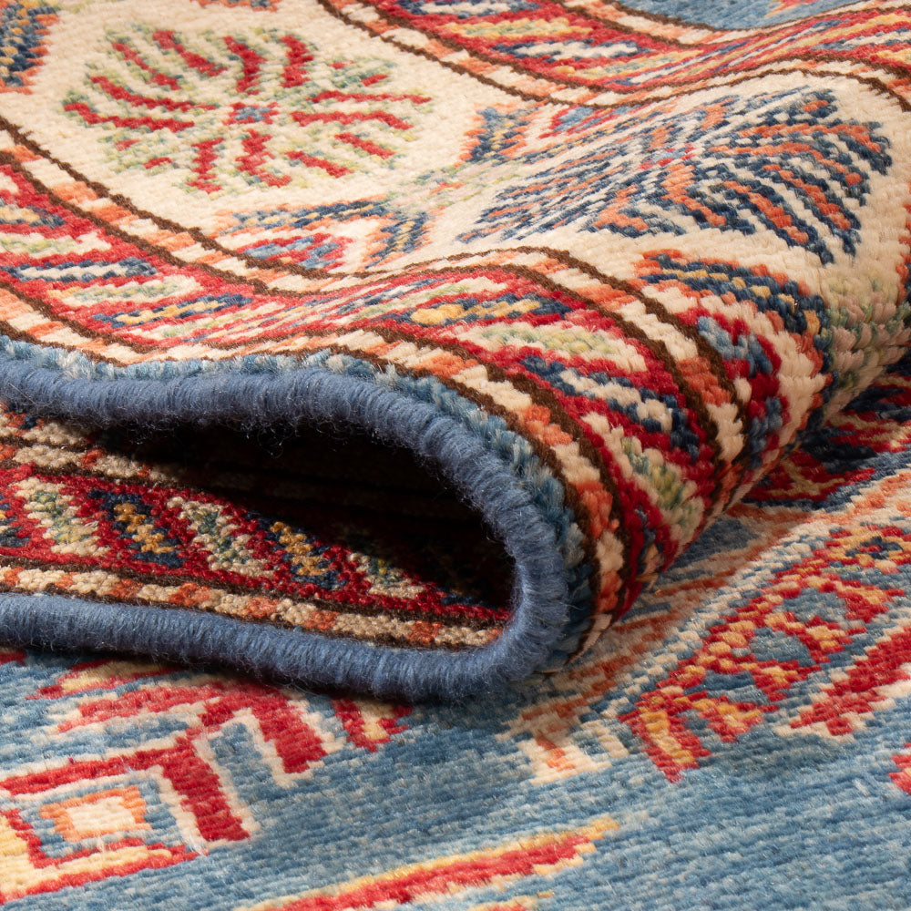 Loper Ziegler Tapijt - Kazak - 287 x 78 cm - blauw