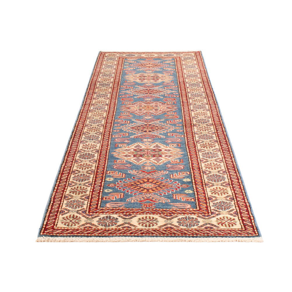 Loper Ziegler Tapijt - Kazak - 287 x 78 cm - blauw