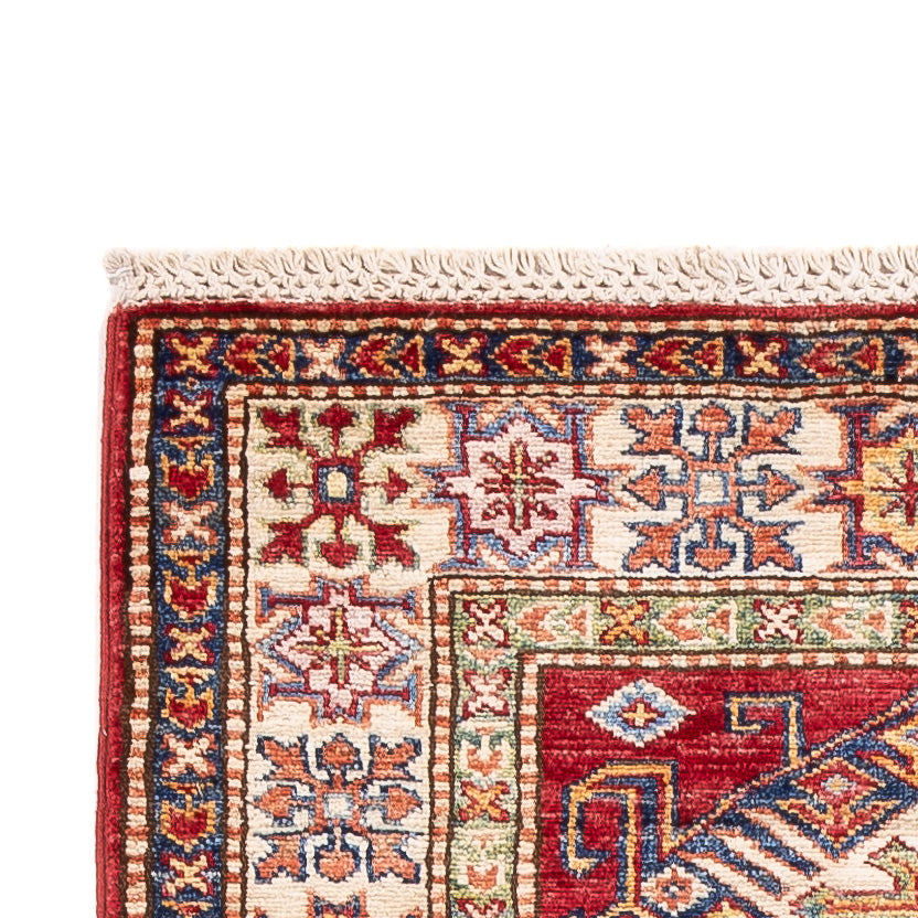 Loper Ziegler Tapijt - Kazak - 250 x 76 cm - rood