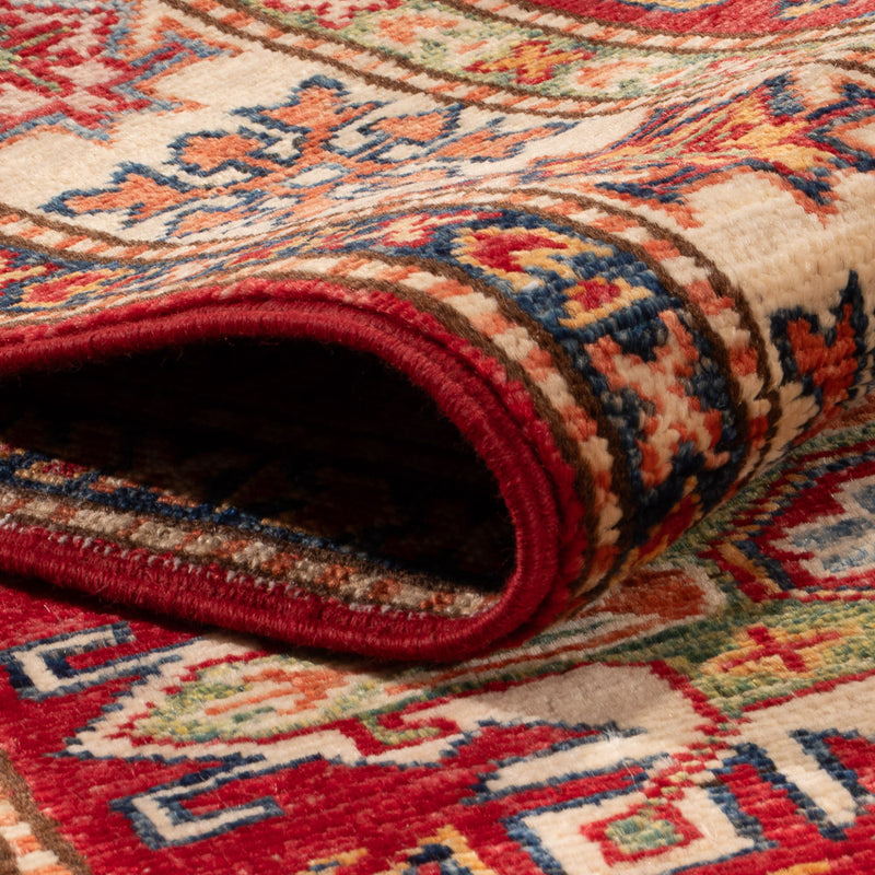 Loper Ziegler Tapijt - Kazak - 250 x 76 cm - rood