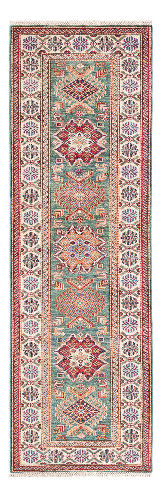 Loper Ziegler Tapijt - Kazak - 244 x 75 cm - lichtgroen