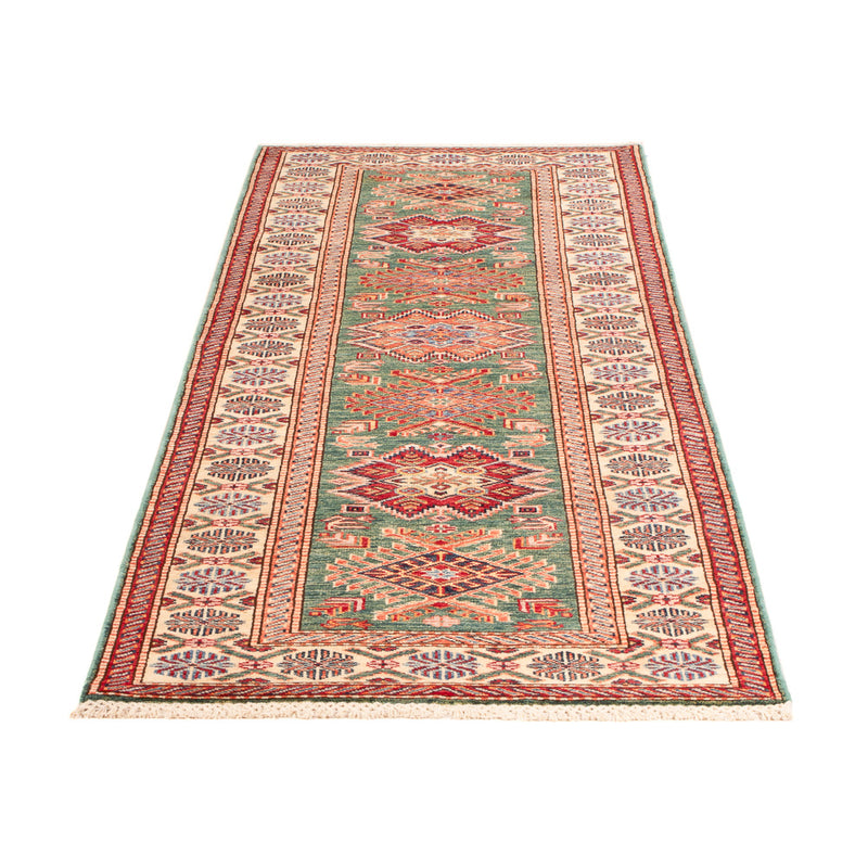 Loper Ziegler Tapijt - Kazak - 244 x 75 cm - lichtgroen