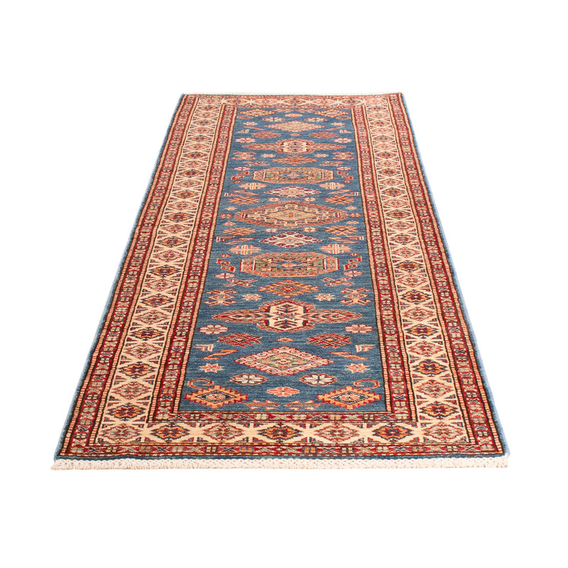 Loper Ziegler Tapijt - Kazak - 252 x 75 cm - blauw