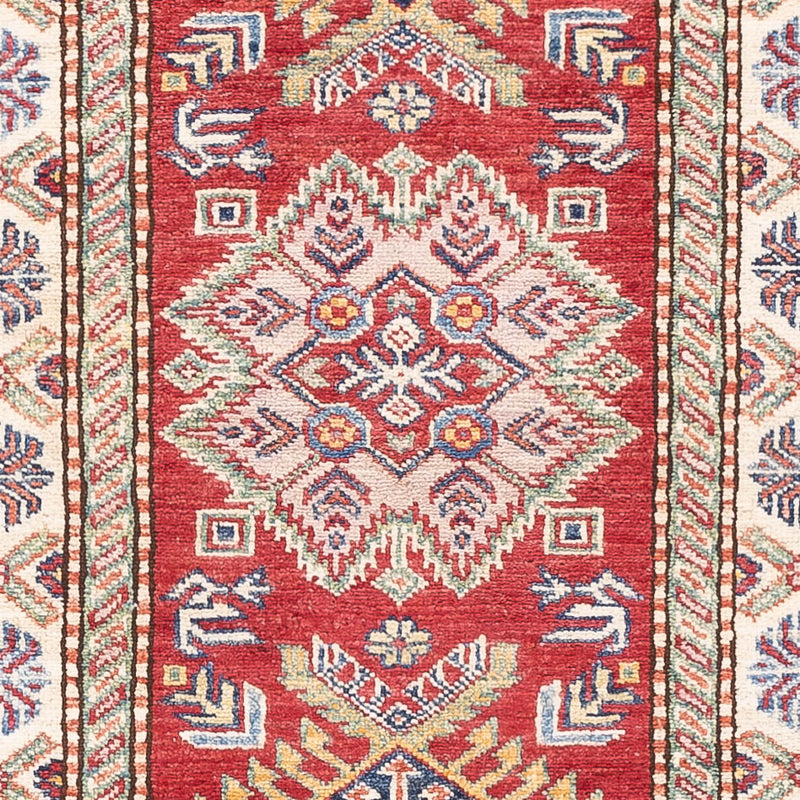 Loper Ziegler Tapijt - Kazak - 263 x 74 cm - rood