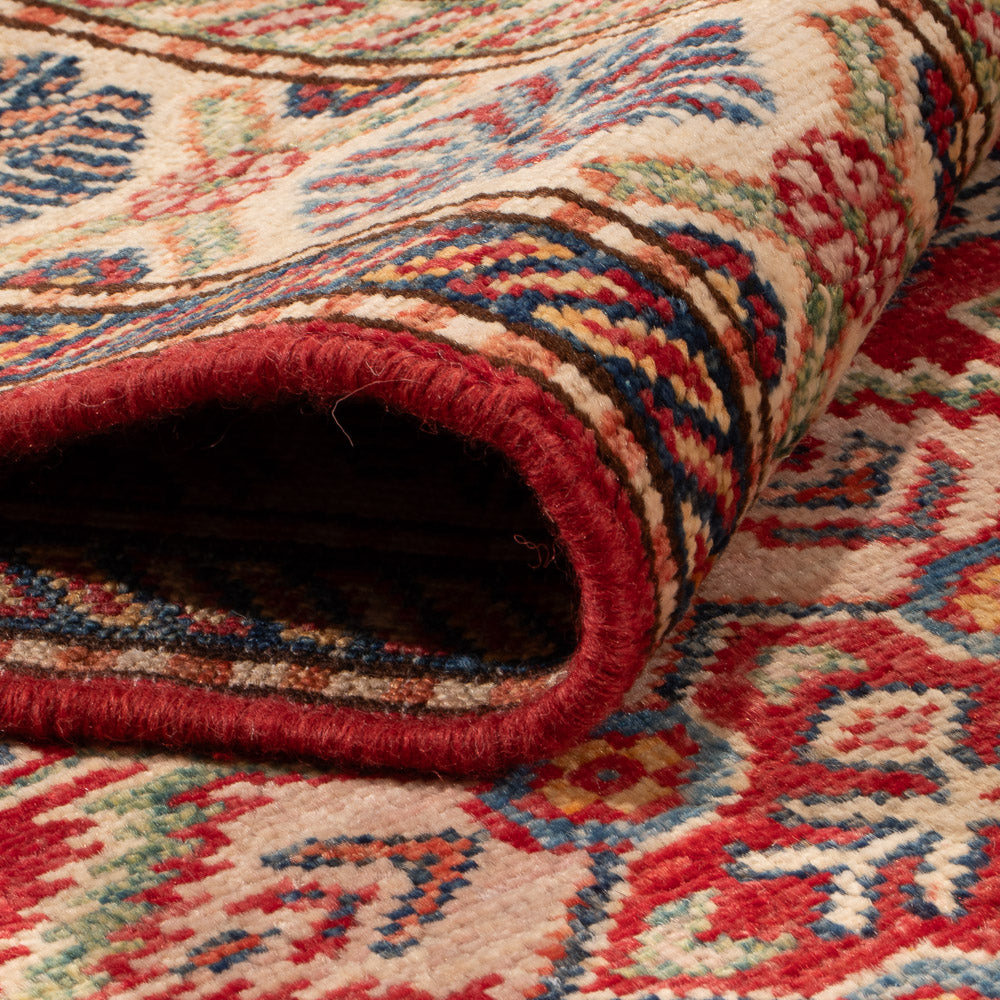 Loper Ziegler Tapijt - Kazak - 263 x 74 cm - rood