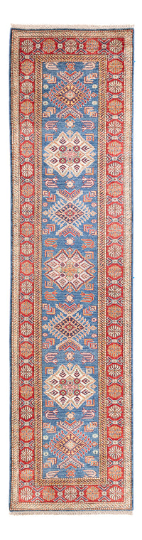 Loper Ziegler Tapijt - Kazak - 307 x 83 cm - blauw